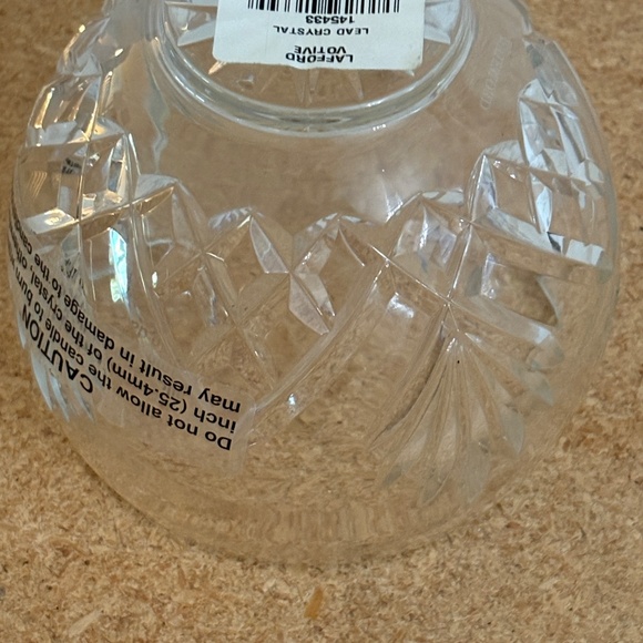WATERFORD CRYSTAL Made in Ireland Lafford Votive Holder Style #145433 - Picture 7 of 14